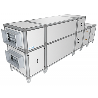 Приточно-вытяжная установка Breezart 10000 Aqua RP F PB (без стоимости смесит. узла)