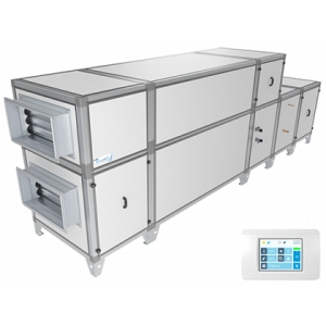 Приточно-вытяжная установка Breezart 10000 Aqua RP F PB (без стоимости смесит. узла)